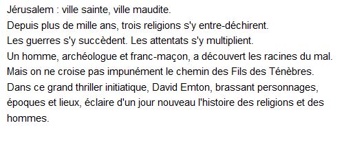 Le Secret de Dieu Par David Emton