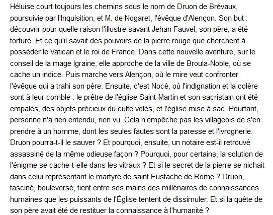  Les Mystères de Druon de Brévaux, 3 - Templa mentis Andrea H. Japp 