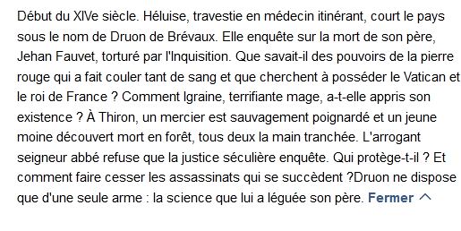 Les mystères de Druon De Brévaux - Tome 2 Lacrimae, Andrea H. Japp