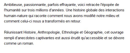 Cataclysmes - Une histoire environnementale de l'humanité , Laurent Testot