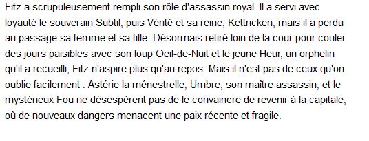 L'assassin Royal - Tome 7 le prophète Blanc, Robin Hobb