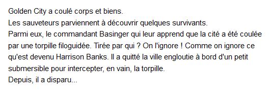 Golden City Tome 9 l'énigme Banks