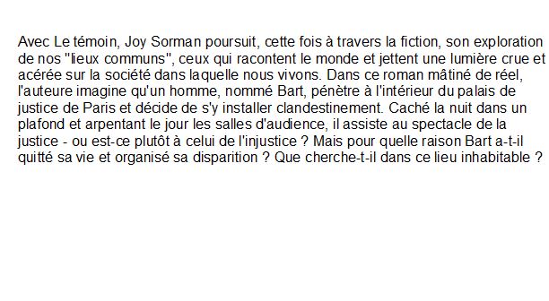 Joy Sorman