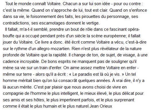  Voltaire La Royauté de l'esprit 