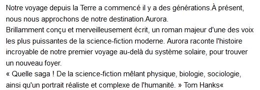 Aurora Par Kim Stanley Robinson